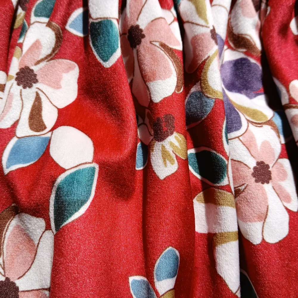 Mayoral Red Floral Dress with White Peter Pan Collar - NWOT - 24 Months - Picture 2 of 5